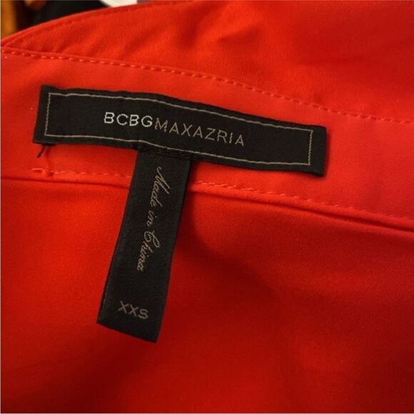 Bcbg Maxazria Elegant Red Halter Top, XXS - Picture 10 of 11